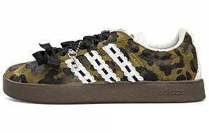 Adidas Vl Court Classic Lifestyle Slip Resistant Abrasion Resistant Low top Skateboard Shoes Unisex Coffee Brown
