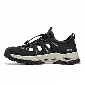 Jeep Wear resistant And Lightweight Low Top Mountaineering Hiking Shoes Men's Black