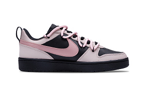 Nike Court Borough Blackberry Non-slip Lightweight Low-Top Skateboard Shoes GS Black Pink 1 2666132
