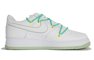 Nike Air Force 1 Anti-Slip Wear-Resistant Low-Top Skateboard Shoes Men's White 1 2666177