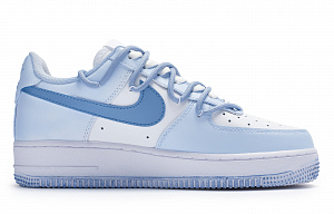 Nike Air Force 1 07 811 Manufacture Haji Cat Cat Slip-Resistant Low-Top Skateboard Shoes Men's Blue White 1 2666185