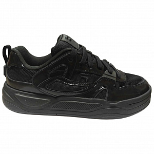 Beams x FILA FUSION BANK II Low Top Skateboard Shoes Women's Black 1 2666415