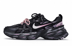 Nike V2K Run Slip Resistant Abrasion Resistant Low top Running Shoes Unisex Black Gray Pink 1 2666420