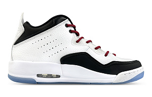 Jordan Courtside 23 Cushioned Slip-Resistant Mid-Top Vintage Basketball Shoes Men's Black White Red 1 2666593