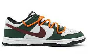 Nike Dunk Anti-Slip And Wear-Resistant Lightweight Low-Top Skateboard Shoes Unisex Green White Red 1 2666614