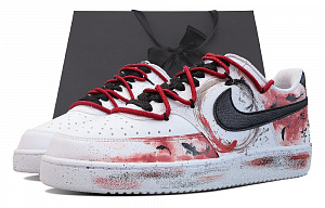 Nike Court Vision 1 Skateboard Shoes Men's Low top Red