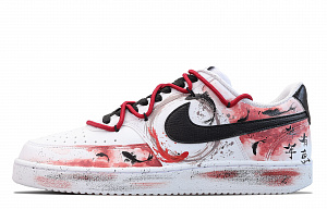 Nike Court Vision 1 Skateboard Shoes Men's Low top Red 1 2666673
