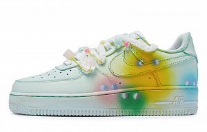 Nike Air Force 1 Skateboard Shoes Men's Low top Blue/Yellow/Pink 1 2666681