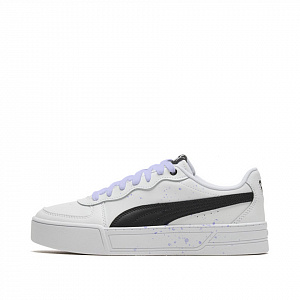 PUMA Skye Whale Heart Purple Velvet Slip-Resistant Lightweight Breathable Low-Top Skateboard Shoes Women's White Purple