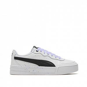 PUMA Skye Whale Heart Purple Velvet Slip-Resistant Lightweight Breathable Low-Top Skateboard Shoes Women's White Purple 1 2666780