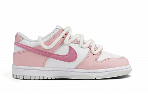 Nike Dunk Skateboard Shoes Women's Low-Top White Pink 1 2666839