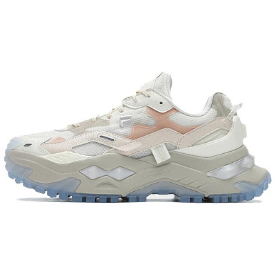 FILA FUSION BIANCO Low Top Running Shoes Women's White Pink