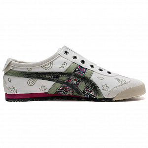 Onitsuka Tiger MEXICO 66 Anti-Slip And Wear-Resistant Lightweight Low-Top Casual Shoes Unisex White Blue 1 2667019
