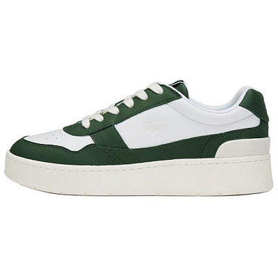 LACOSTE Low-Top Skateboard Shoes Men's White Green