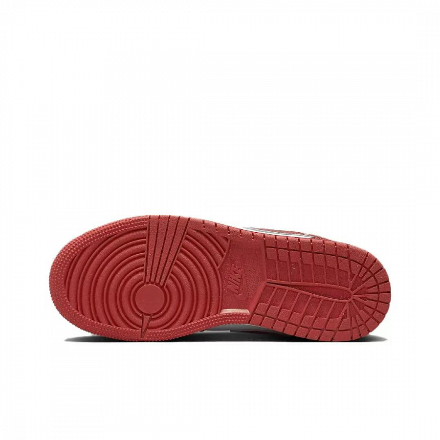Jordan Air Jordan 1 Whale Heart Love Cushioned Slip-Resistant Low-Top Vintage Basketball Shoes GS White Red купить в интернет-магазине Yoocart с быстрой доставкой по России.