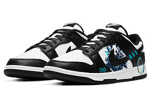 Nike Dunk Skateboard Shoes Women's Low-Top White Black 2 2667404