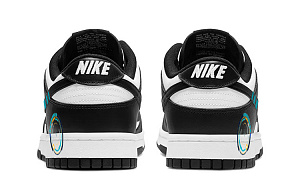 Nike Dunk Skateboard Shoes Women's Low-Top White Black 3 2667405