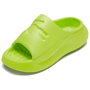 LACOSTE Rubber Sole Abrasion-Resistant Slide Slippers Women's Green 1 2667865