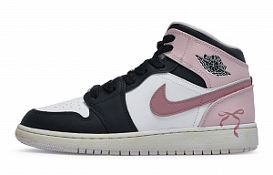 Jordan Air Jordan 1 Vintage Basketball Shoes Women's Mid top Black 1 2667934