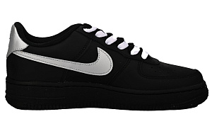 Nike Air Force 1 Cool Black Silver Wing Vlad Anti-Slip Wear-Resistant Low-Top Skateboard Shoes Women's Black Silver 1 2668711