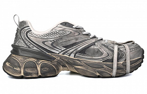 Kappa Smoke Gray Story SAML Low Top Chunky Sneakers Unisex Gray 1 2668876