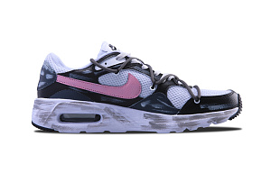Nike Air Max SC Cushioning Anti-Slip Wear-Resistant Breathability Low-Top Air Cushion Running Shoes Men's Black Pink 1 2668945