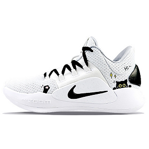 Nike Hyperdunk X Slip-Resistant Breathable Lightweight Low-Top Basketball Shoes Men's Black White 1 2668979