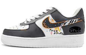 Nike Air Force 1 07 Anti-Slip Wear-Resistant Low-Top Skateboard Shoes Men's Blue Gray 1 2669141