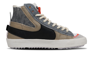 Nike Blazer Mid Top Skateboard Shoes Unisex Gray Brown 1 2669608