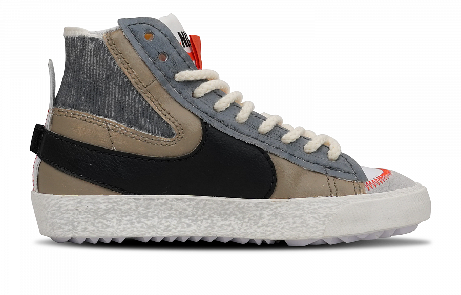 Nike Blazer Mid Top Skateboard Shoes Unisex Gray Brown купить в интернет-магазине Yoocart с быстрой доставкой по России.