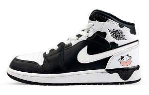 Jordan Air Jordan 1 Vintage Basketball Shoes Women's Mid top Black 1 2670578