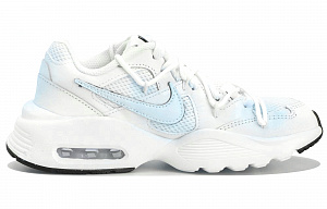 Nike Air Max Fusion Low Top Running Shoes Women's White Blue 1 2670615