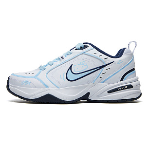 Nike Air Monarch 4 Blue Fairy Tale Town Slip Resistant Abrasion Resistant Low top Chunky Sneakers Unisex White Blue