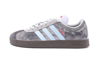 Adidas Neo Vl Court Huinamu Liao Anti-Slip Wear-Resistant Low-Top Skateboard Shoes Unisex Gray