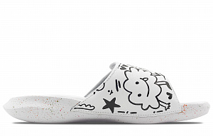 Jordan Hydro 6 Slip-Resistant Slide Slippers Women's White Black 1 2671095