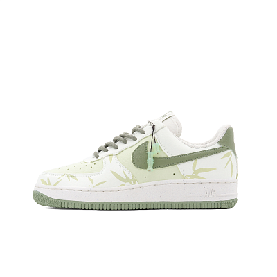 Nike Air Force 1 Low Cushioning Low-Top Skateboard Shoes Women's Light Green