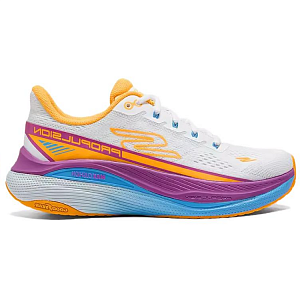 Skechers WOMEN'S GO Series Cushioning Breathable Coverage Support Low-Top Casual Running Shoes Women's White Orange 1 2671244