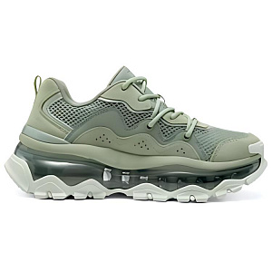 Skechers Street Durable Breathable Moisture-Wicking Low-Top Chunky Sneakers Women's Green 1 2671502