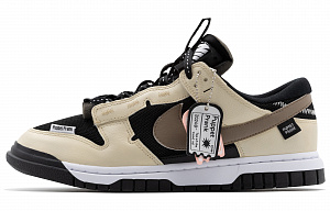 Nike Air Dunk Jumbo Slip-Resistant Cushioning Wear-Resistant Low-Top Skateboard Shoes Men's Black Brown 1 2671525