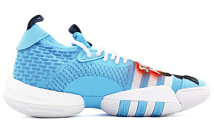 Adidas Trae Young 2.0 Non-slip Wear-resistant Shock Absorption Low-Top Basketball Shoes Men's Blue 1 2671948