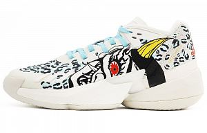 Adidas D.O.N. Issue #1 Basketball Shoes Unisex Low top White/Gray/Blue/Pink