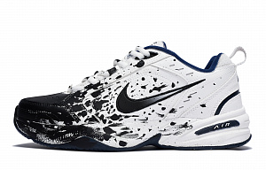 Nike Air Monarch 4 811 Manufacturing, Rich Black Ink, Special Shoe Box Low Top Chunky Sneakers Unisex White Black 1 2672284