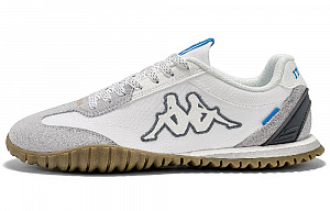 Kappa Anti-Slip Wear-Resistant Low-Top Casual Shoes Unisex White Gray