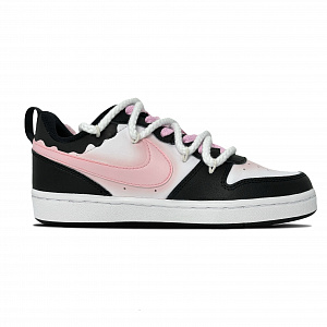Nike Court Borough Skateboard Shoes Women's Low top Black/White/Pink 1 2672445