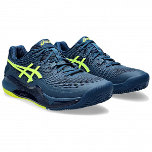 Asics Gel Resolution 9 Clay Mako Blue Safety Yellow 1 2672704