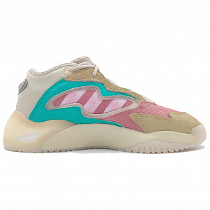 Adidas Originals Streetball Collection Casual Shoes Unisex Mid top Ecru, Pink 1 2672866