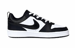 Nike Court Borough Black White Classic Slip Resistant Shock Absorbers Low Top Skateboard Shoes GS Black White 1 2673098