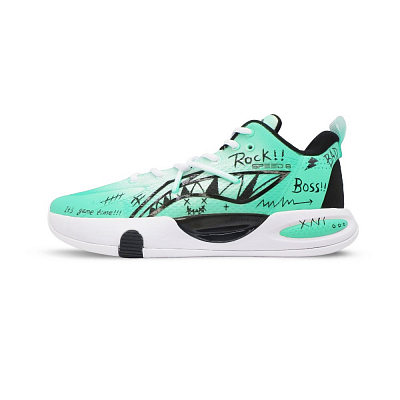 LiNing Speed 8 Electronic Fun Toys Cushioning Anti-Slip And Wear-Resistant Support Low-Top Basketball Shoes Men's Green