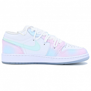 Jordan Air Jordan 1 Vintage Basketball Shoes Women's Low top Blue/Pink 1 2673253