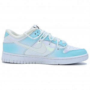 Nike Dunk Skateboard Shoes Women's Low top Blue With White Lettering 1 2673273